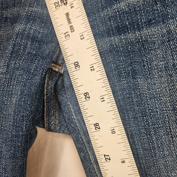 Madwell 9" High Rise Skinny Jeans Womens 27T Modified Mid Rise Grunge Destroyed - Picture 5 of 12